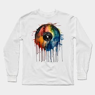 Vinyl Drip Long Sleeve T-Shirt